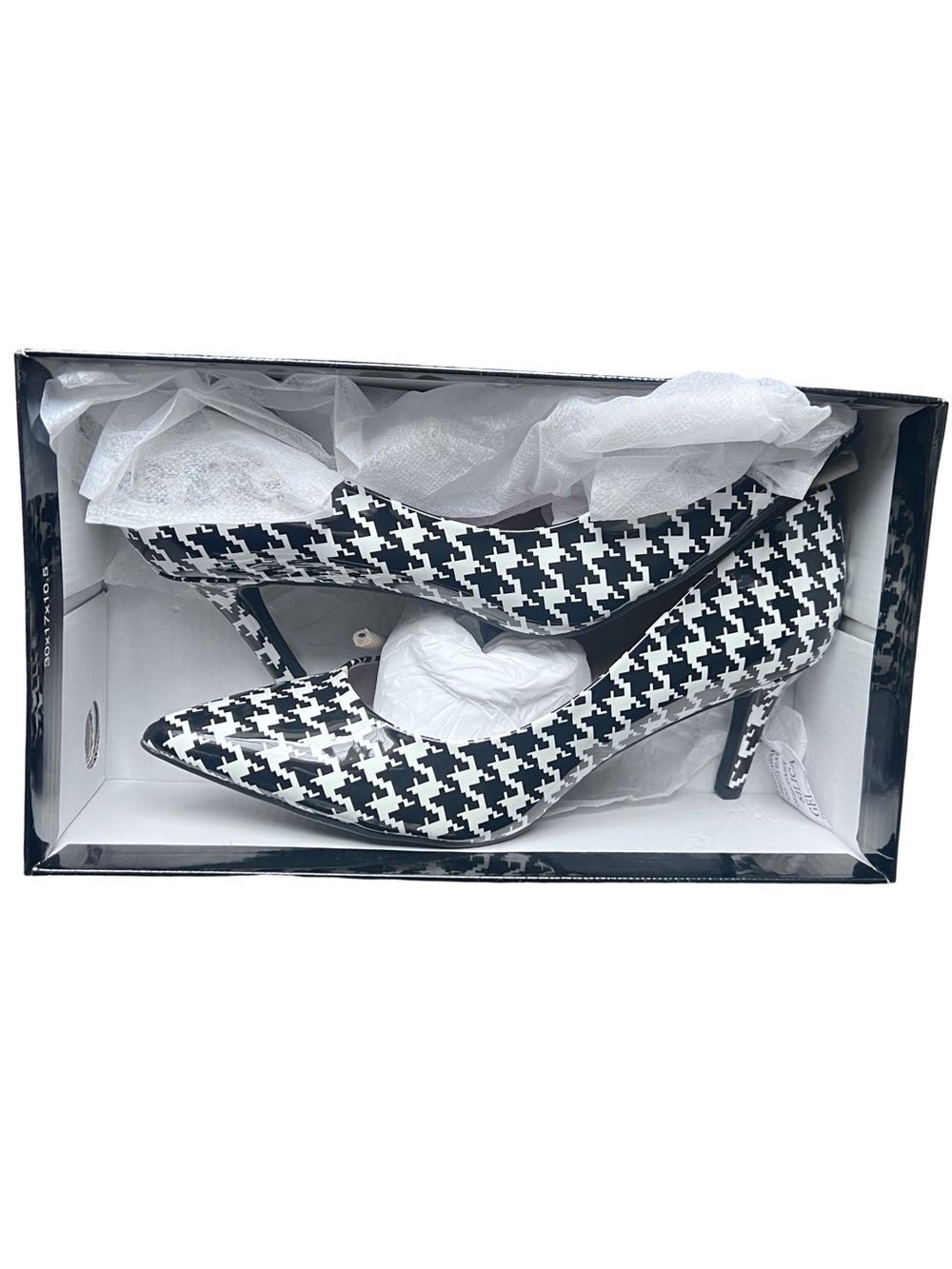 Alfani Black & White Houndstooth Pointed Toe Pumps